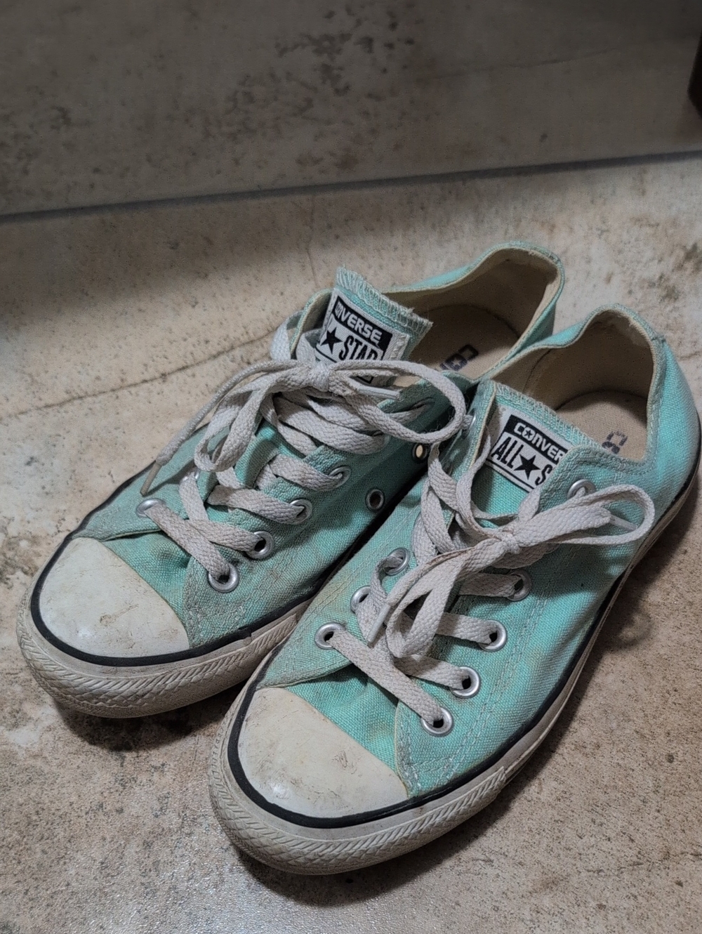 Converse Kids Low Top Sneakers - Mint Green